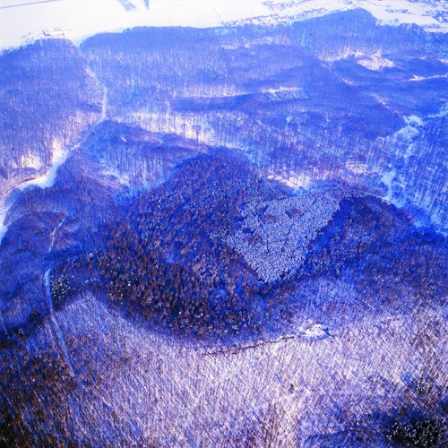 Luftbildaufnahme der Nammer Burg von Südwesten (LWL-AfW/Kühlborn).