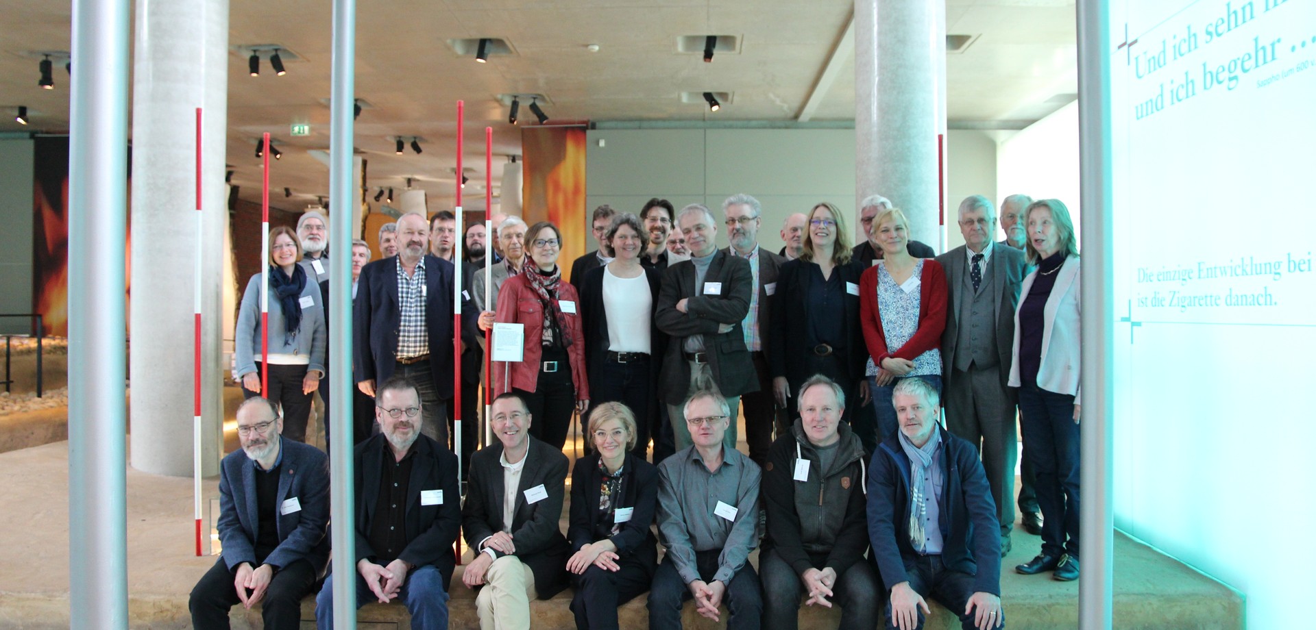 Mitglieder der Altertumskommission bei der Jahreshauptversammlung 2019 (Foto: Altertumskommission).