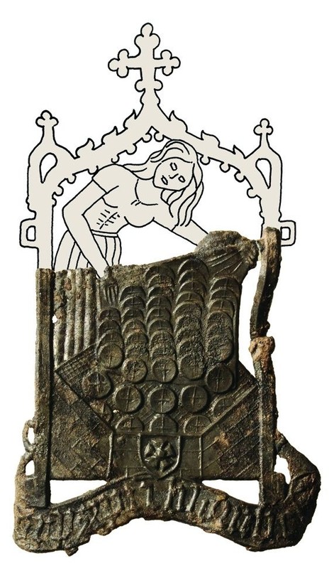 Fragment des Blomberger Pilgerabzeichens von der Werburg (C. Hildebrand).