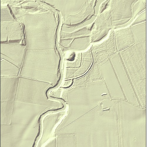 DGM der Haskenau (Grundlage: GeoBasis NRW).