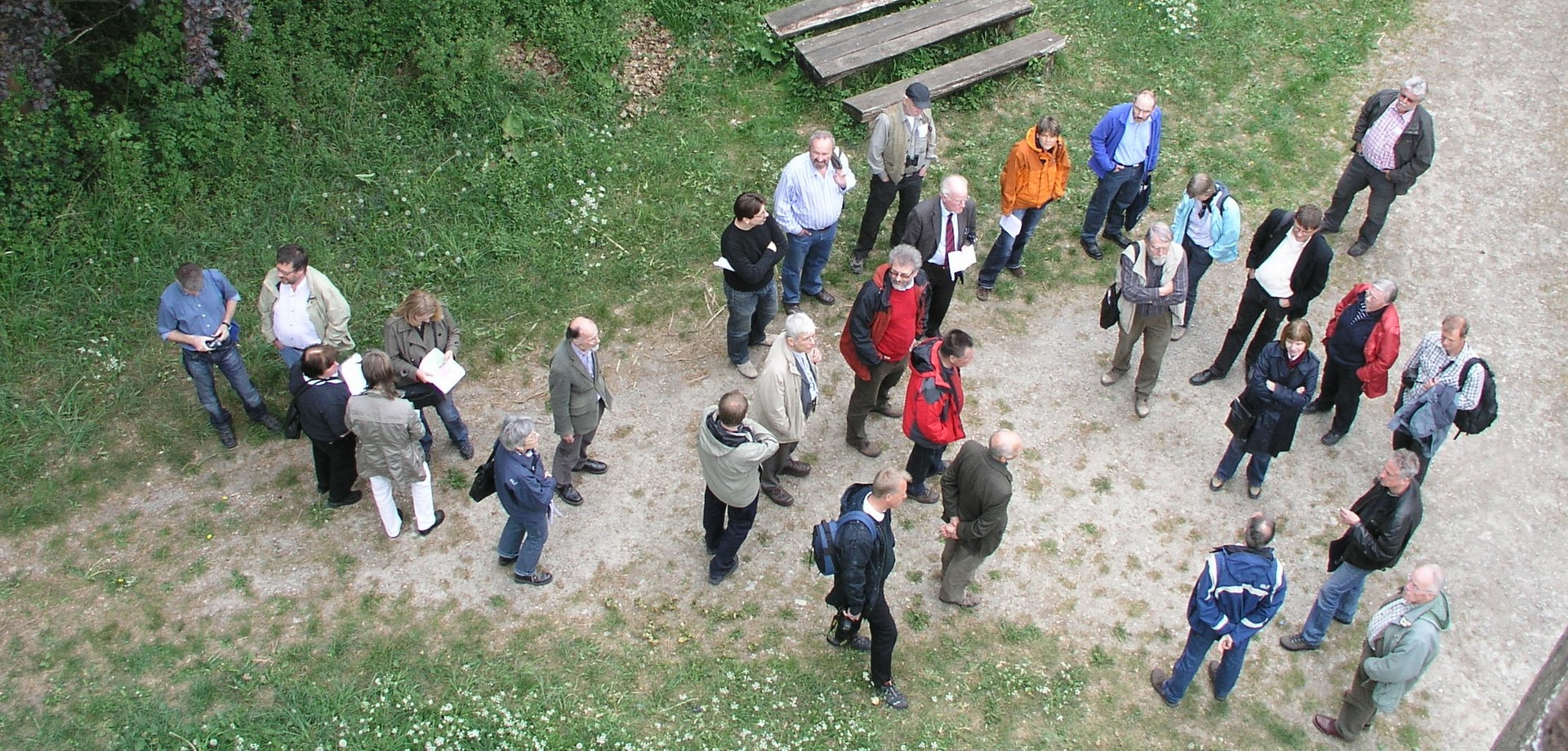 Die Mitglieder der Altertumskommission bei einer Exkursion (Foto: Altertumskommission).