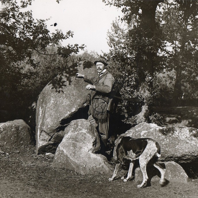 Gastwirk Josef Dunckhöfner an den Düwelsteenen, 1925. (vergrößerte Bildansicht wird geöffnet)