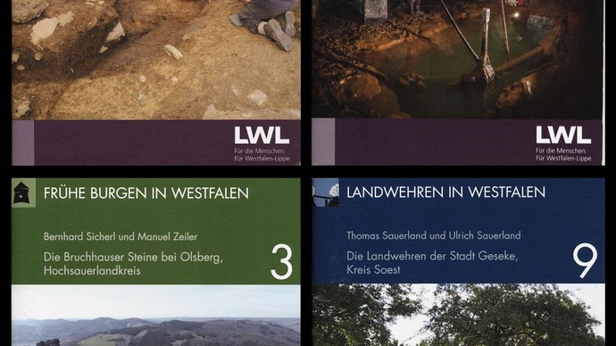 Die von der Altertumskommission neu erschienenen Hefte zu Funden in Westfalen.