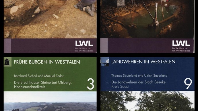 Die von der Altertumskommission neu erschienenen Hefte zu Funden in Westfalen. Die von der Altertumskommission neu erschienenen Hefte zu Funden in Westfalen.