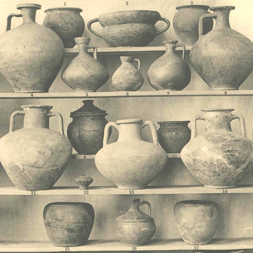 Tafel 22 der MAK V: Keramik aus dem Römerlager Haltern (Altertumskommission).
