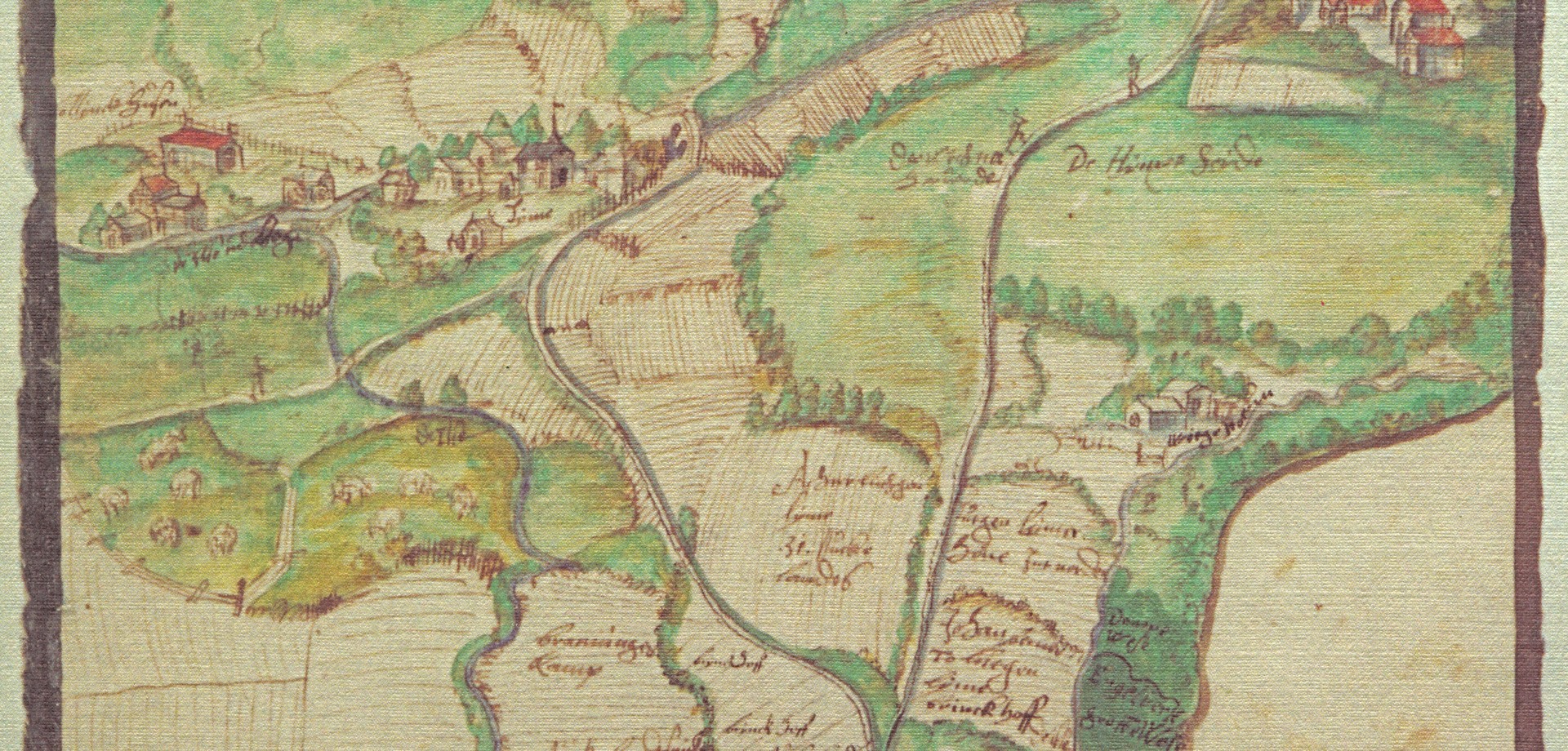 Titelbild der VAK 10 "Die Wüstungen des Kreises Lippe" (W. Gerking).