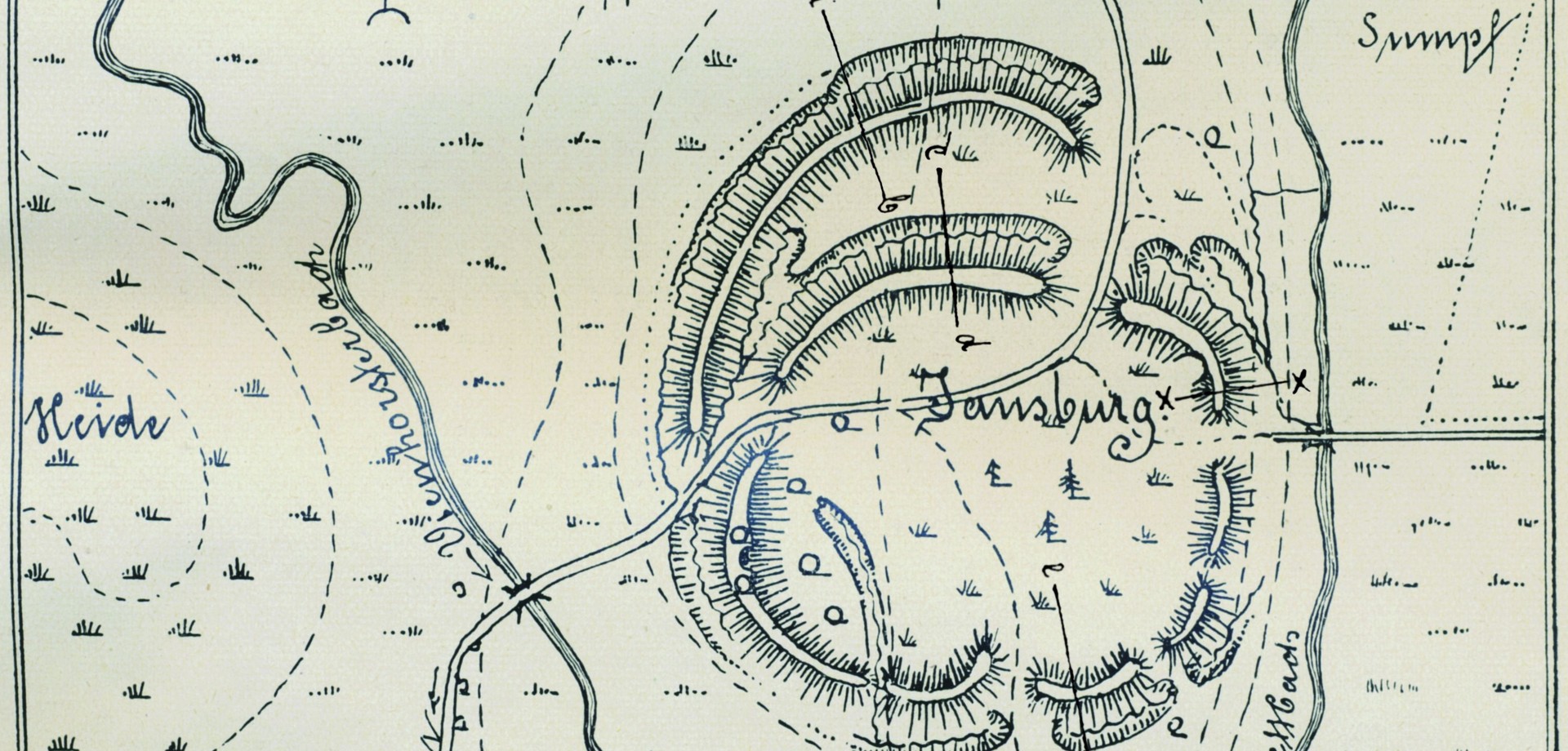 Plan der Jansburg von 1919 (Schmedding 1919, Taf. 20).