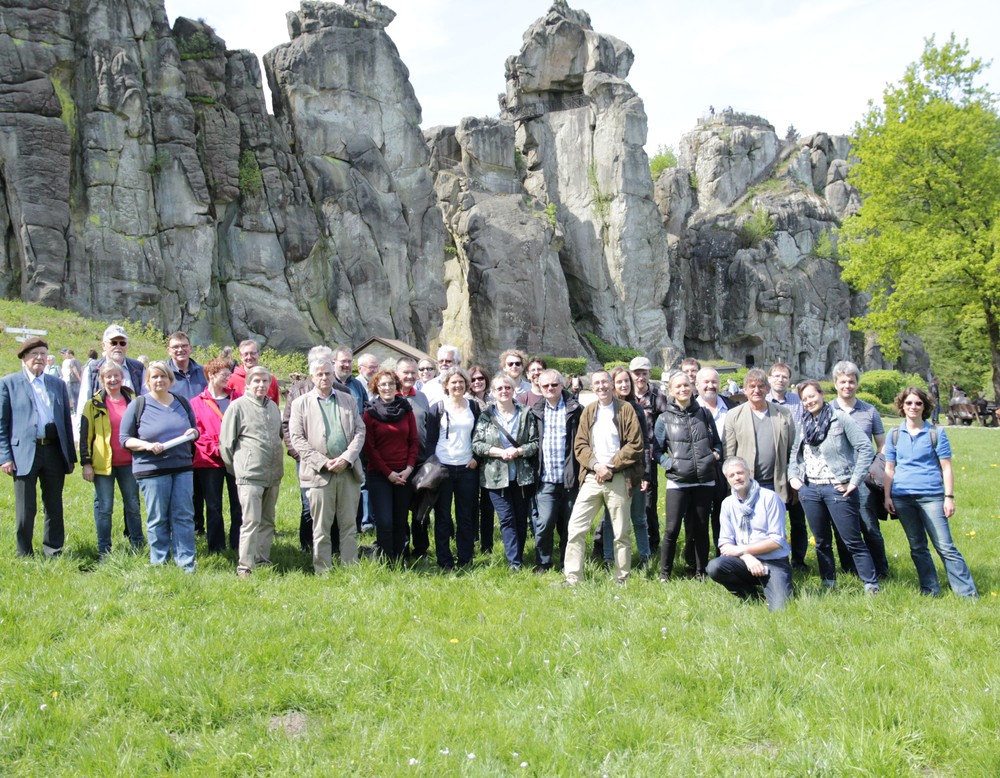 Exkursion: Externsteine (Altertumskommission).