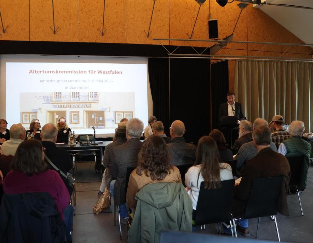 Die Jahreshauptversammlung 2026 fand in Warendorf statt (Altertumskommission für Westfalen/Henrik Friedhoff).