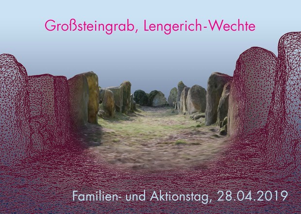 Postkarte zum Tag der Megalithik in Lengerich-Wechte