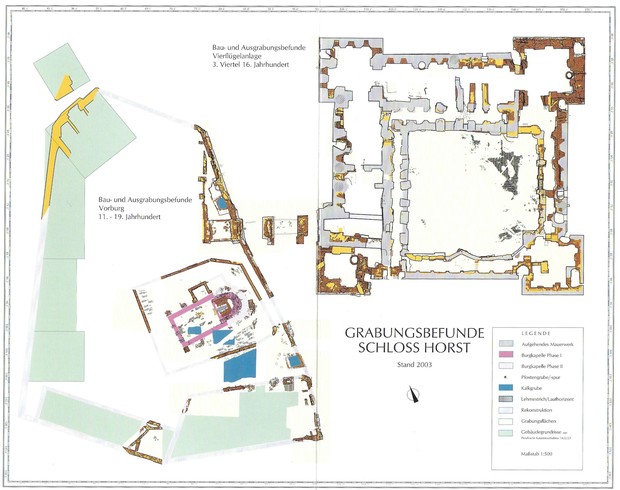 Plan des Renaissancebaus (maßwerke GbR).