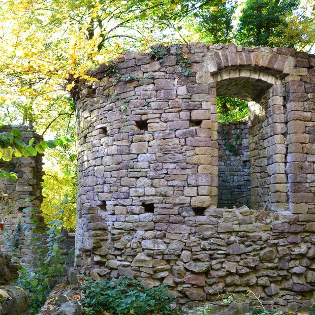 Die Burg Vlotho in Vlotho, Kreis Herford (Foto: Ulrike Steinkrüger).