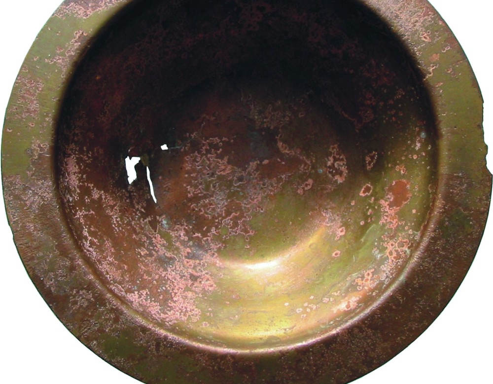 Vergoldete Schale von der Isenburg (Foto: S. Leenen).
