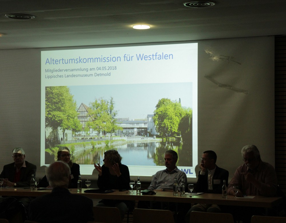 Mitgliederversammlung auf der Jahreshauptversammlung 2018 (Altertumskommission).